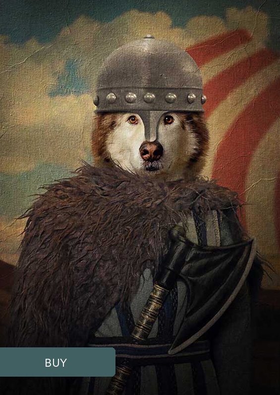 Custom Pet Dog Military Portraits From Your Photos