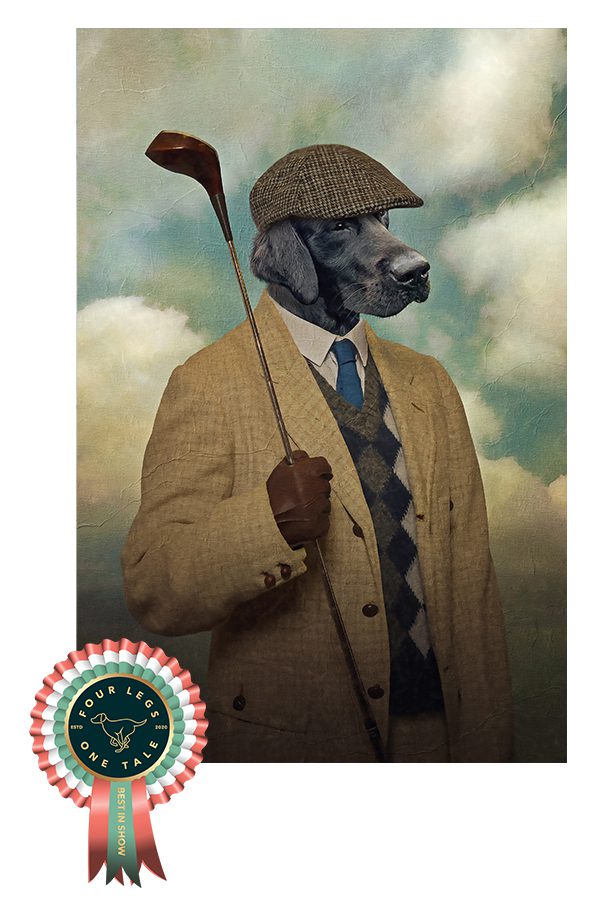 Renaissance Dog Portraits Labrador Retriever