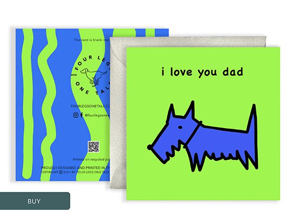 Funny Pet Dog Fathers Day Card