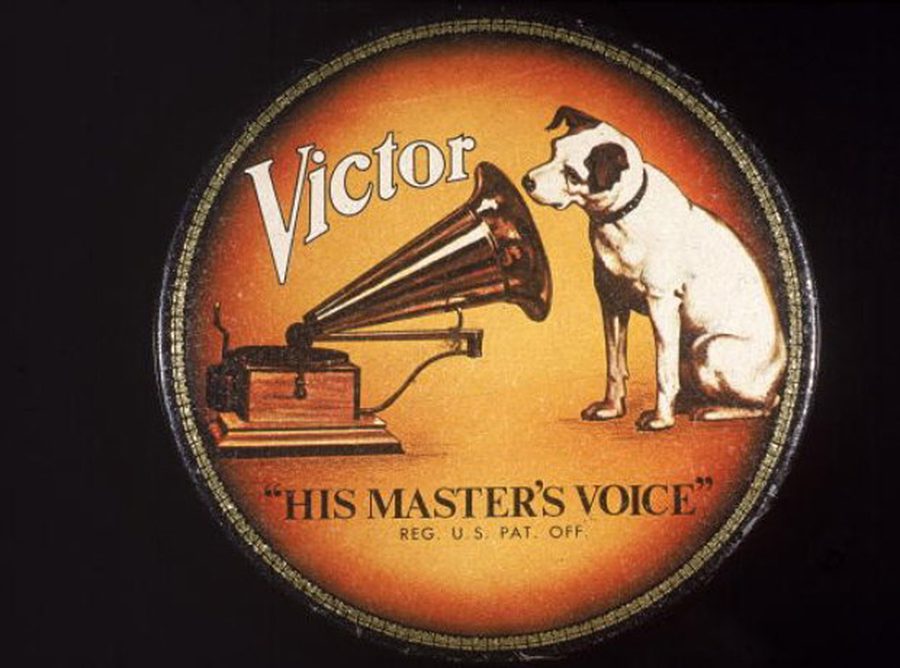 Nipper the iconic His Maters Voice Dog as seen on the HMV logo