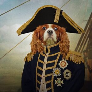 Admiral Custom Pet Dog Canvas