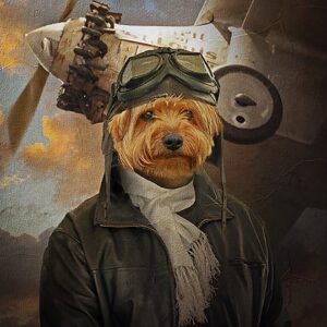 Aviator Custom Pet Dog Canvas