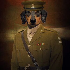 Blackadder Custom Pet Dog Canvas