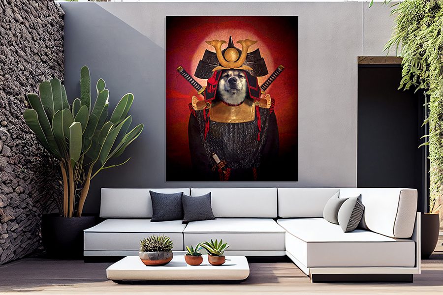 HD Metal Prints Pet Dog Art Oudoors