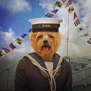 Sailor Custom Pet Dog Canvas