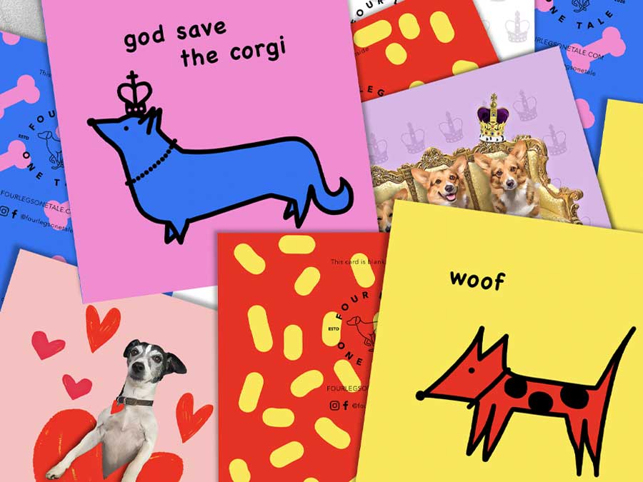 Custom Pet Dog Greeting Cards