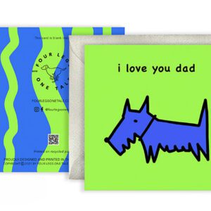 Custom Pet Dog Fathers Day Greeting Cards