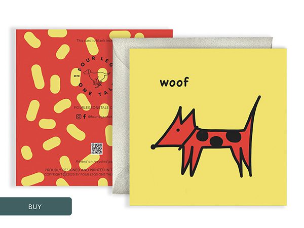 Funny Custom Pet Dog Greeting Card