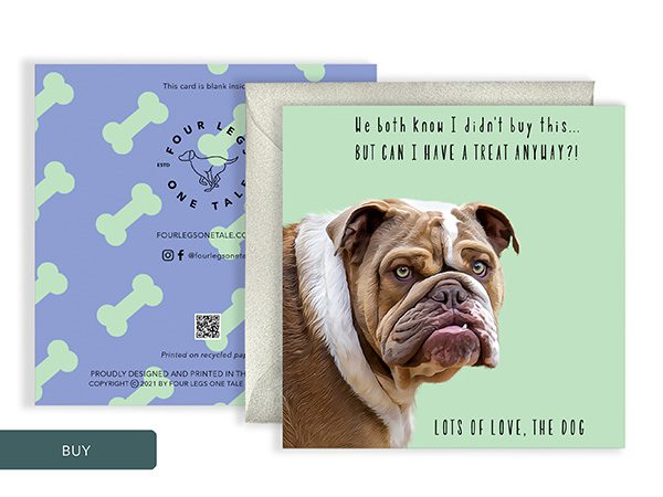 Funny Custom Pet Dog Greeting Card