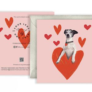Valentine Pet Dog Greeting Card